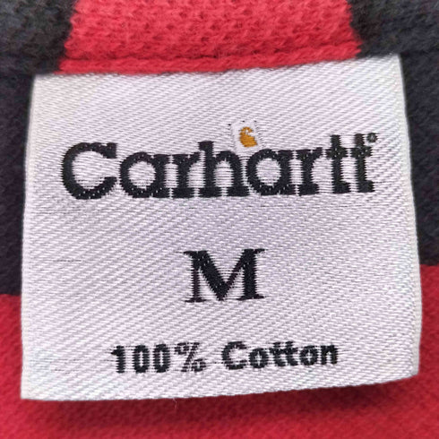カーハート Carhartt ロゴ刺繍 S/S ボーダーポロシャツ メンズ JPN:M